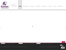 Tablet Screenshot of miroiteriecornet.com